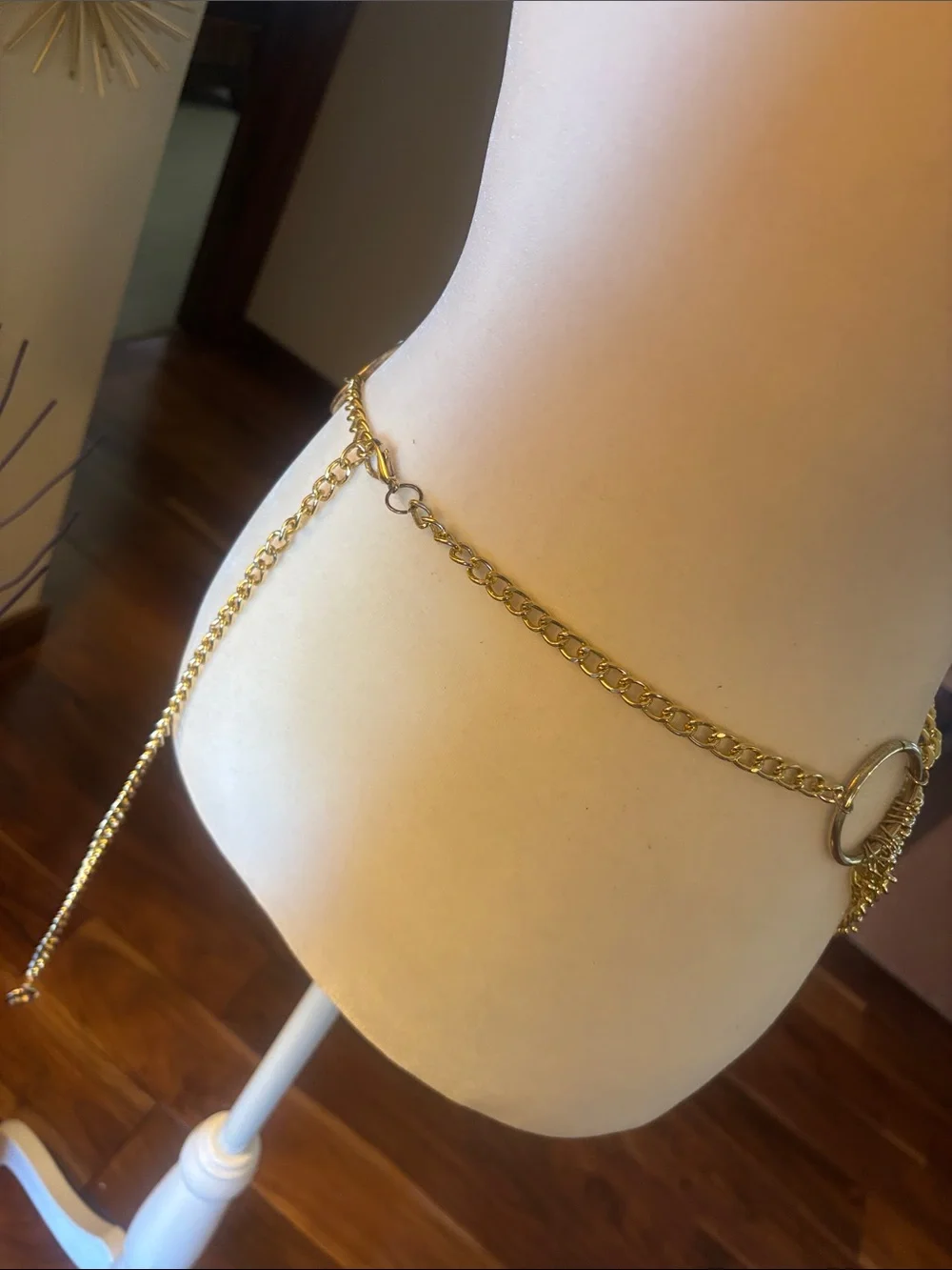 Multi-Layer Gold Chain Body Belt